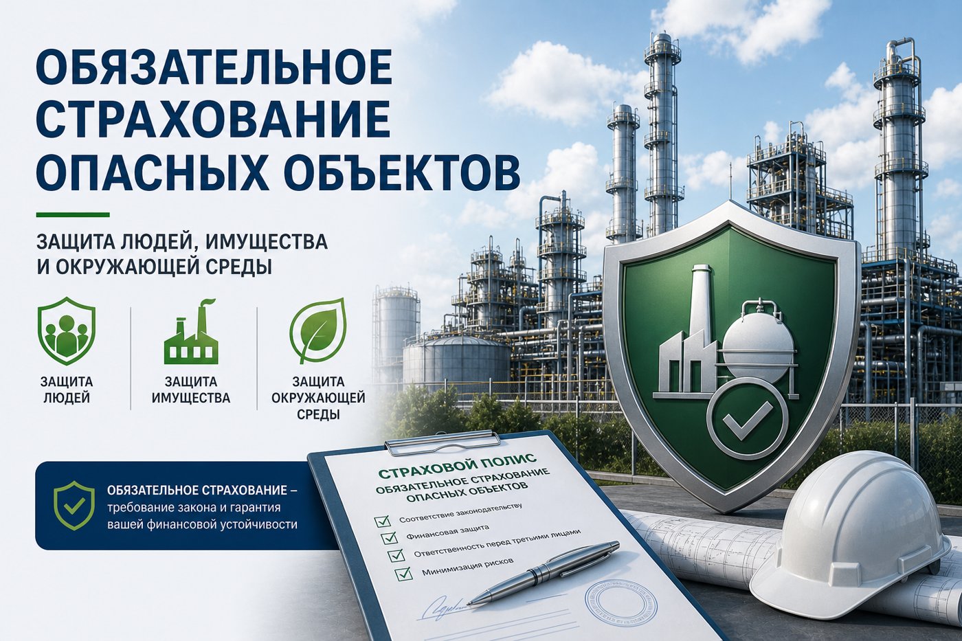 Обязательное страхование опасных объектов